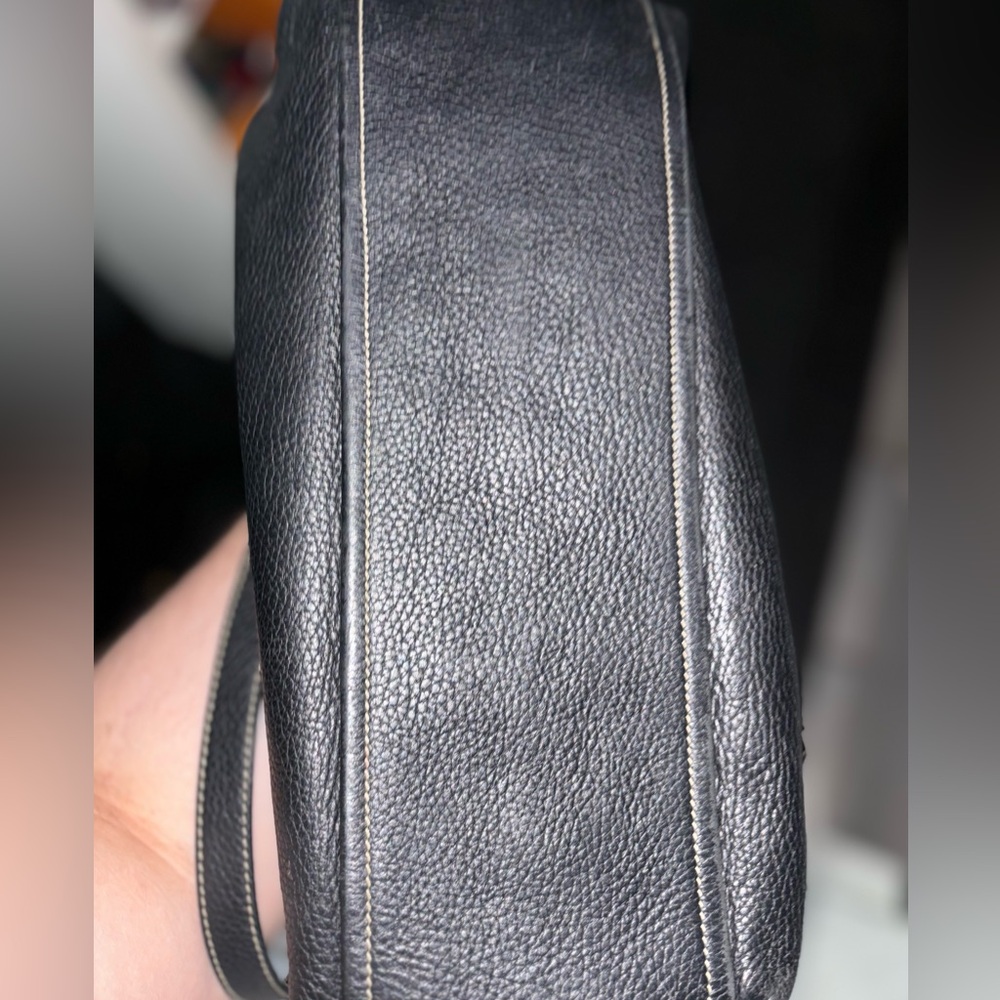 Prada Vitello Daino Black Shoulder Bag with Silver Hardware - Picture 8 of 8